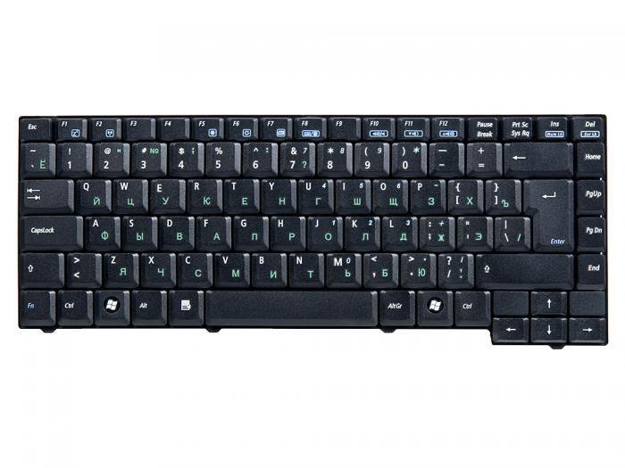 Клавиатура для Asus Z94 A9T A9R X50 X51 P/N: NSK-U500R, V011162CK1, MP-07B36SU-5282, 04GNF01KRU01