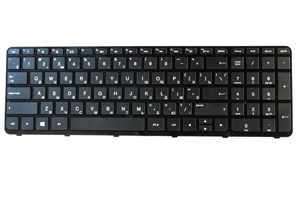 Клавиатура для HP 15-n 15-e 15-z 15t 15-r P/n: PK1314D1A100, SPS-749658-001, NSK-CN6SC, 9Z.N9HSC.601