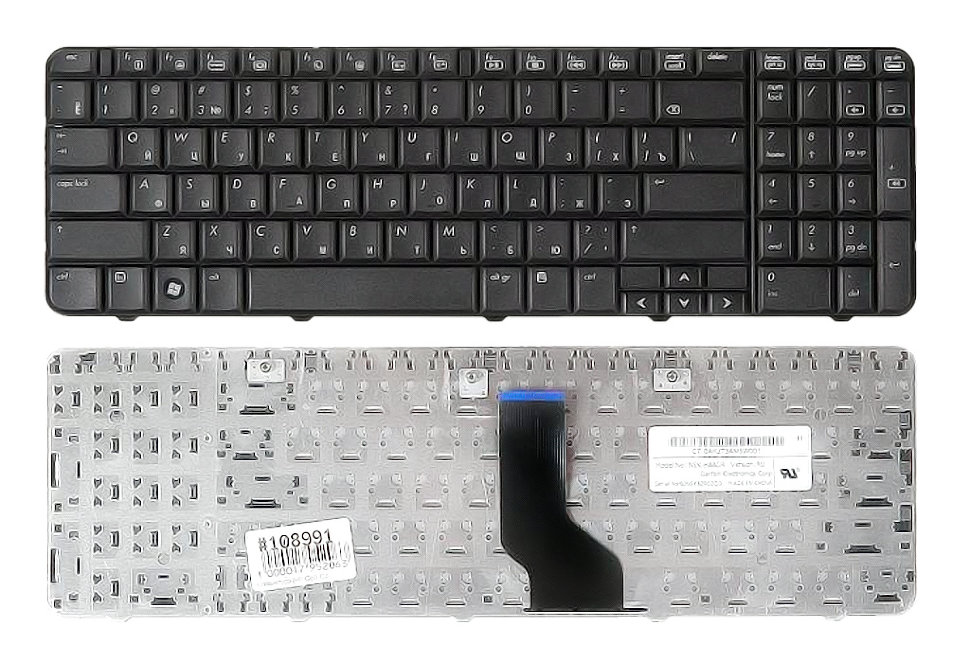 Клавиатура для HP CQ60 G60 P/n: PK13CQ60150, K022602A1, NSK-HAC01, 9J.N0Y82.C01, NSK-HAA01