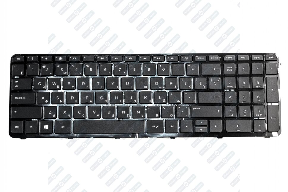 Клавиатура для HP 17 17-n 17-e С рамкой P/n: 720670-001, 725365-001, AER68U00110, AER68U00210