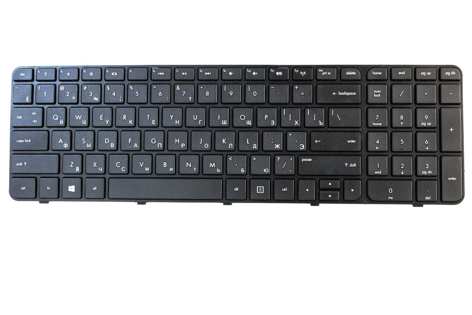 Клавиатура для HP Pavilion G7-2000 с рамкой P/n: AER39U00120, R39, 674286-001, AER39701210