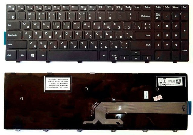 Клавиатура для ноутбука Dell 15-3000 15-5000 P/n: PK1313G1A00, PK1313G2A00, V147225AS