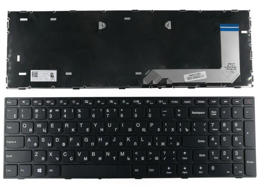 Клавиатура для ноутбука Lenovo 110-15ISK P/n: 5N20l25910, PK1311W1A05, PK131NT1A05