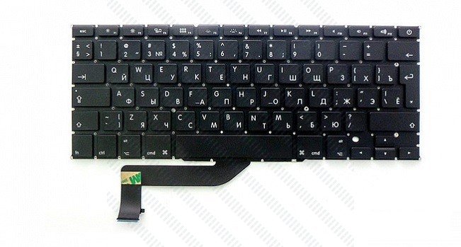 Клавиатура для Apple A1398 Вертикальный Enter