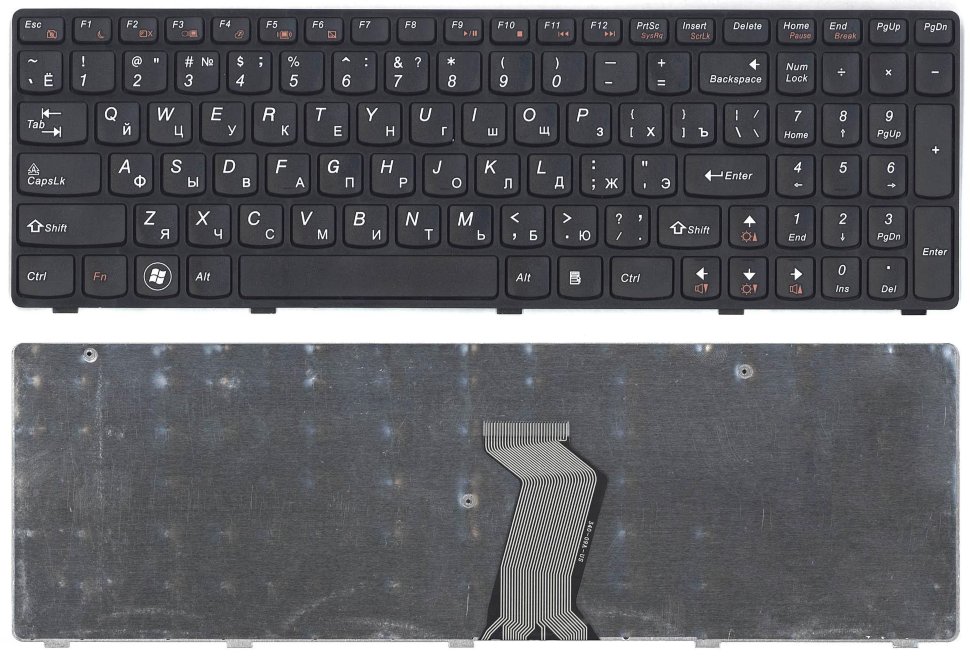 Клавиатура для ноутбука Lenovo G580 G585 G780 Z580 Z580A Z585 Z780 P/n: 25-201846