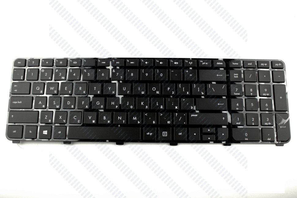 Клавиатура для HP Pavilion DV7-7000 с рамкой p/n: 639396-251, 670323-251, NSK-CJ0UW, 9Z.N7XUW.00R