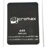 АКБ для Micromax A69 ( Bolt )