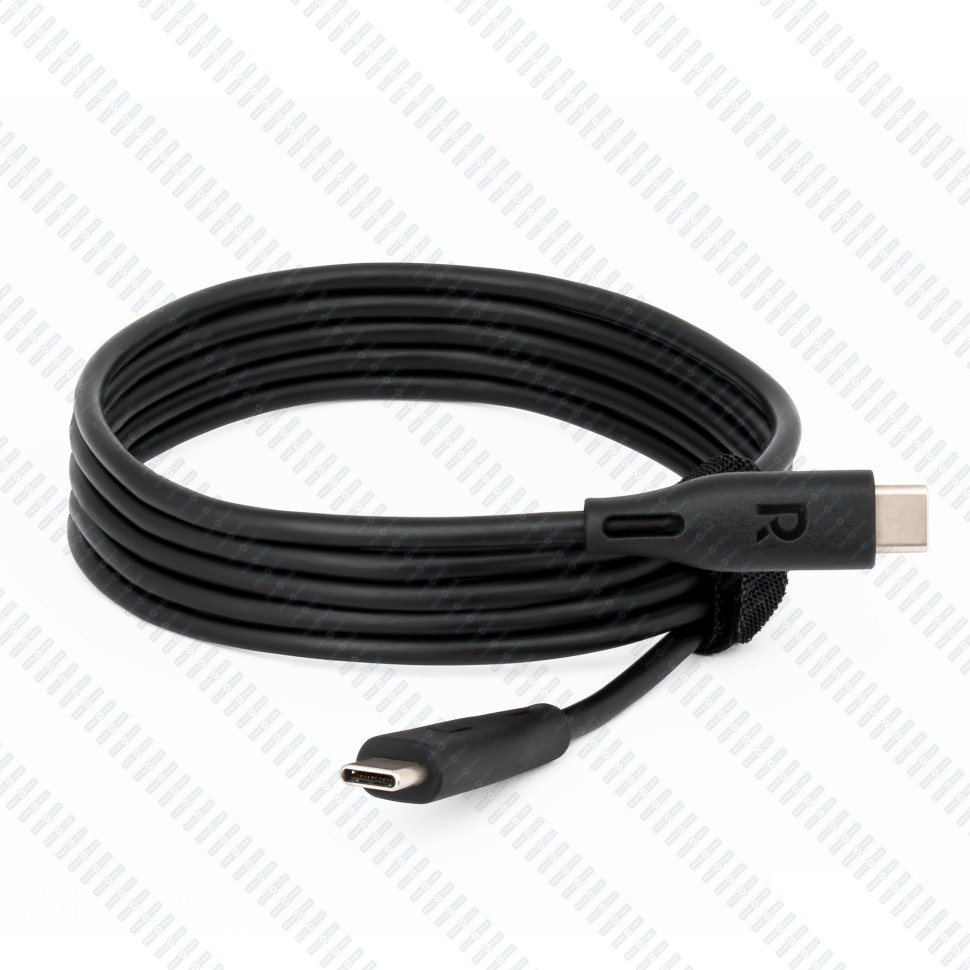 Кабель TopON USB Type-С - USB Type-C 100W черный