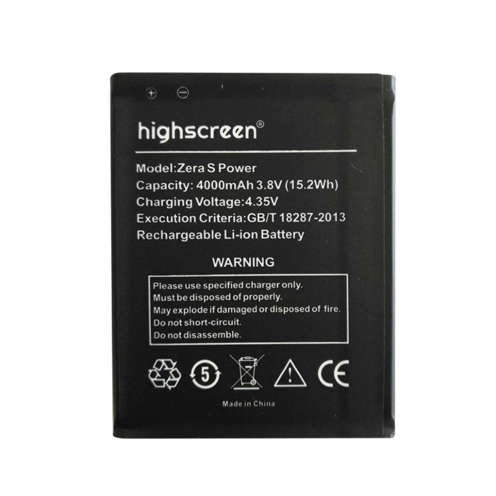 АКБ для Highscreen Zera S Power