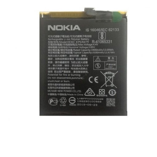 АКБ для Nokia HE362 ( Nokia 8.1 2018/3.1 Plus )