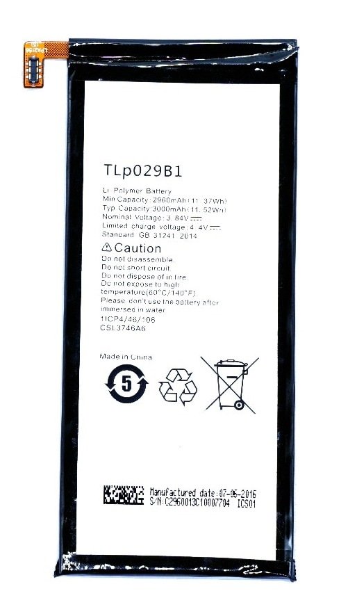 Аккумулятор для Alcatel TLp029B1 ( OT-5095Y )