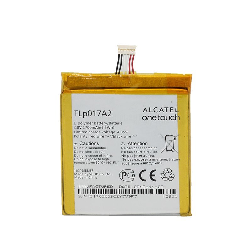 Аккумулятор для Alcatel TLp017A2/TLp017A1/TLi017A2 ( OT-6012X/OT-6012D/OT-6014X/OT-6015X/OT-6016X/OT-6016D )