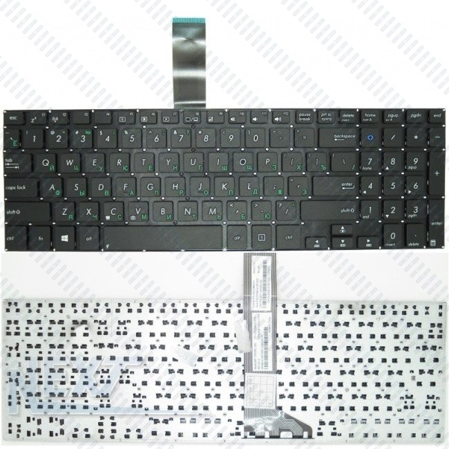 Клавиатура для Asus S551L V551L P/N: 0KNB0-610BRU00, MP-13F83SU-920 AEXJ9700010, AEXJ9700110