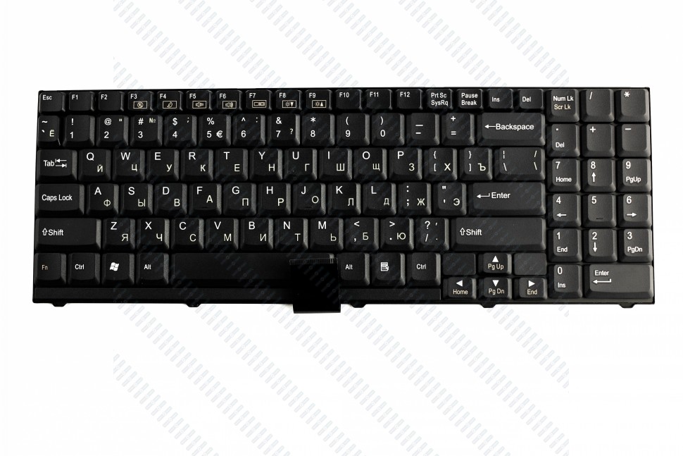 Клавиатура для ноутбука DNS Hummer D790 P/N: MP-03753SU-4305L, 6-80-D90C0-280-1, 80-M557A0-280-1