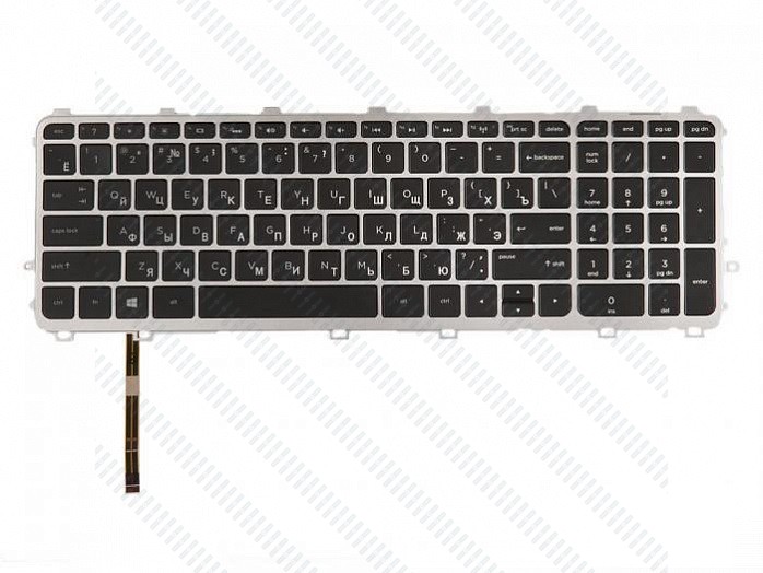 Клавиатура для HP 15-j000 17-j000 С рамкой + подсветка P/n: 711505-251, 720244-251