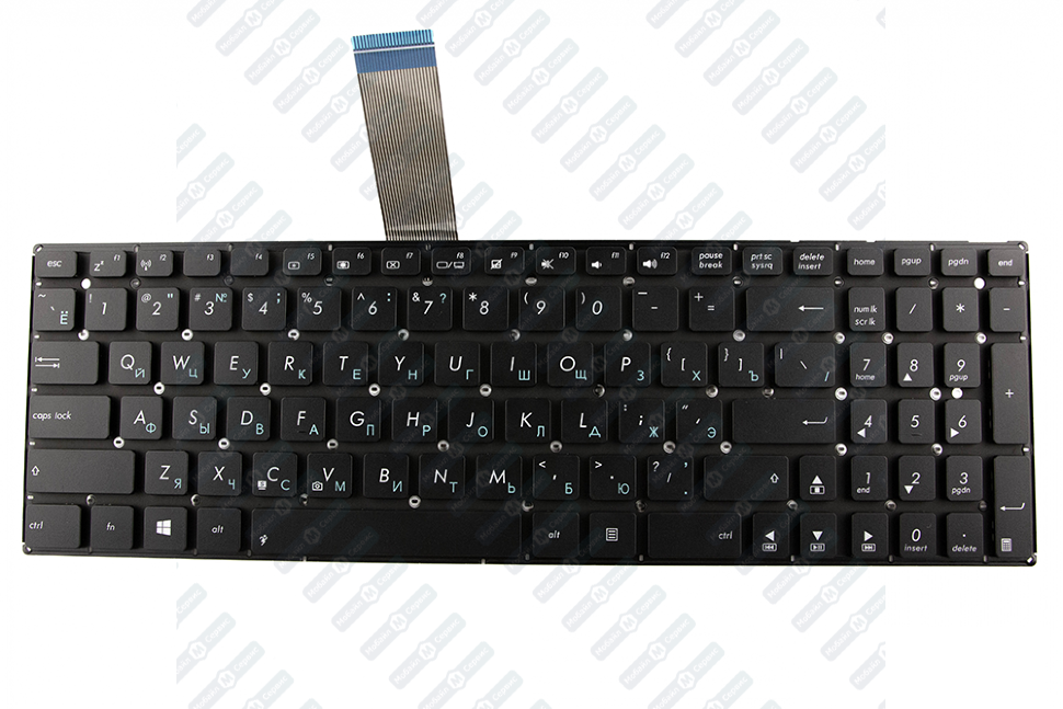Клавиатура для Asus X550 P/n: 9Z.N8SSQ.10R, AEXJ5700110, 13GNMO2AP030-1, 0KN0-PE1RU13